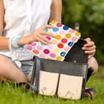 thumbnail image 5 of FORMRS 1-Subject Spiral Notebook 8" x 5" College Ruled 60 Refillable Sheet A5 Hard Cover, Colorful Circles, 5 of 7
