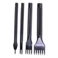 thumbnail image 1 of koolsoo Metal 4mm 1/2/4/6 Prong Row Hole Punch DIY Diamond Lacing Stitching Set Leather, 1 of 9