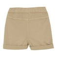 thumbnail image 2 of Minymo Cotton Twill Shorts - Incense (6 Months), 2 of 3