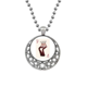 thumbnail image 1 of Jugando a las cartas patrón diamante Q Collares Colgante Retro Moon Stars Jewelry Unbranded M, 1 of 3