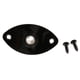 thumbnail image 4 of Placa de salida ovalada cromada Sunnimix para Guitarra electrónica, 4 of 7