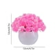 thumbnail image 3 of Plantas artificiales en maceta para decoración del hogar - Bola de bonsái de plástico de 4,7" en amarillo, naranja, rojo, rosa, morado - Flores artificiales de sobremesa, 3 of 6