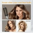 thumbnail image 2 of KIPOZI 1.25" Thermal Brush, Curling Iron Brush, Thermal Round Brush, LCD Display with 16 Adjustable Temperature, Auto Shut-Off, Black, 2 of 7