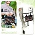 thumbnail image 3 of Jiueut Hippie Mushroom Wheelchair Bags to Hang on Side Power Wheelchair Pouch Side Pocket for Women Outdoor Chair Armrest Storage Organizer Hanging Bag Wheelchair Storage Bag, 3 of 7