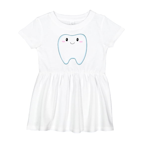 Inktastic Cute Tooth Girls Baby Dress