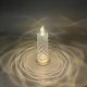 thumbnail image 1 of Lámpara de mesa de escritorio de cristal con luz de vela Halo de rosa de simulación, 11 Afortunado Sencillez, 1 of 2