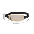 thumbnail image 3 of FastXmas Mini Sling Bag - Crossbody Bag Water-Resistant Dual Pocket Chest Pack - Adjustable Lightweight Pack Bag for Running, Travel & Everyday Workout(10.2 x 4.7 Inch), 3 of 6