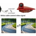 thumbnail image 2 of AHD 1080P Car Brake Light Rear View Reverse Backup Camera Compatible For Renault Master Nissan NV400 Opel Vauxhall Movano Vans 2010-2016(CVBS720P-AHD1080P), 2 of 7