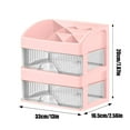 thumbnail image 4 of Multifunctional Desktop Organizer Storage With Drawers For Vanity Countertop Bathroom Home Textile Organization, 4 of 4