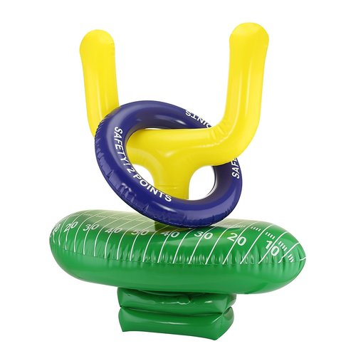 Kovot 8 Piece Inflatable Football Ring Toss Game Set