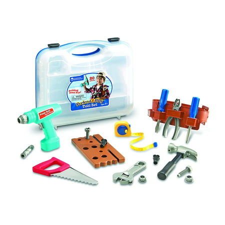 Learning Resources Play Tool Set, 20 Pieces (Best Machine Learning Toolkit)