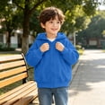 thumbnail image 6 of QTBIUQ Kids Hoodies Sweatshirt Pockets Zip up Drop Shoulder Warm Winter Sweatshirts, 6 of 9
