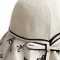 thumbnail image 4 of QSAWXQZ Women's Bucket Hat Bow Foldable Soft Brim Summer Beach Sun Hat Lightweight Travel Headwear Free Size, 4 of 5