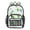 Simple Coconut Pattern, variant on PVC Transparent Backpacks Clear Backpack for Travel and Outings Popcorn Pattern