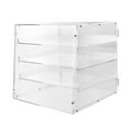 thumbnail image 3 of Clear Acrylic Bakery Display Case with 3 Tiers, Magnetic Lock, and Stainless Steel Hardware for Secure, Stylish Dessert Storage, 3 of 4