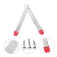 thumbnail image 3 of AURARMLET 2pcs Ladder Stabilizer for Stairs Folding Attic Ladder Hasp Aluminium Alloy Safety Multi, 3 of 5