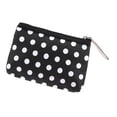thumbnail image 4 of Unique Bargains 1Pc Women Durable Dots Simple Cosmetic Bag for Toiletry Black, 4 of 4