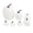 White, variant on 7 Pack Artificial Orange Pumpkins, Halloween Table Decorations, Fall Table Decor, Fall Decor Pumpkins for Indoor Home Porch, Thanksgiving Table Decor, Halloween Tiered Tray Decor,