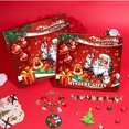 thumbnail image 2 of Calendario de cuenta regresiva para Navidad 2025, calendario de adviento, caja de regalo, caja creativa para pulseras de Papá Noel y muñeco de nieve para niñas, regalo de Año Nuevo, 2 of 5