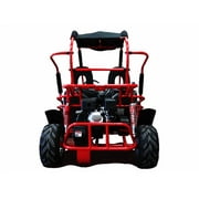 TrailMaster Mid XRX Youth Go Kart, 200cc, Ages 8–14, Up to 25 MPH, Dual Seat, Electric Start (Black)