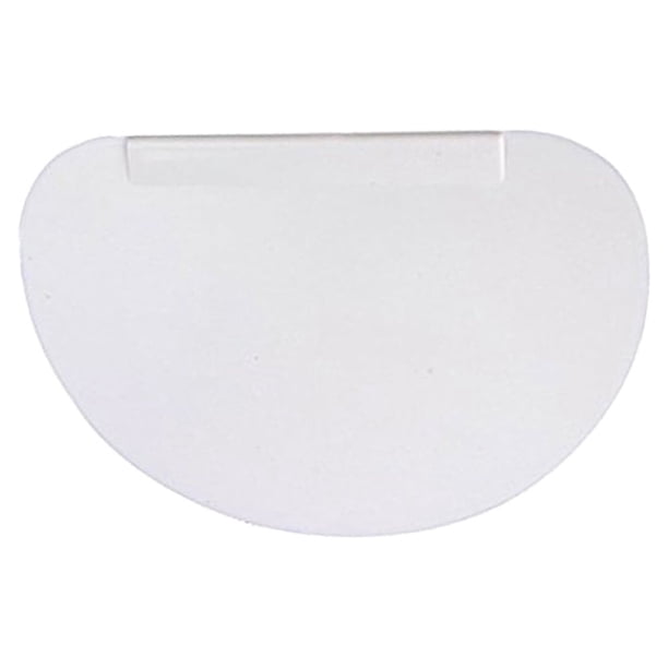 Raspador de masa de crema semicircular de plástico para repostería de cocina