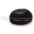 thumbnail image 6 of Onedor Synthetic Fiber Hair Extension Chignon Donut Bun Wig Hairpiece (BUG - Wine Red) …, 6 of 6