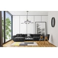 thumbnail image 4 of Maxim 21699BKSBR 43 in. Scan Black & Satin Brass LED Chandelier Ceiling Light, 4 of 7