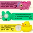 thumbnail image 6 of Timy Light Up Bath Toys for Toddlers 1-3, Baby Bathtub Toys Cute Floating Animal Set for Baby Toddlers, 6 of 7