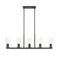 thumbnail image 6 of Z-Lite 826-5L-MGLD Titus 5 Light 44" Wide Linear Chandelier - Gold, 6 of 7