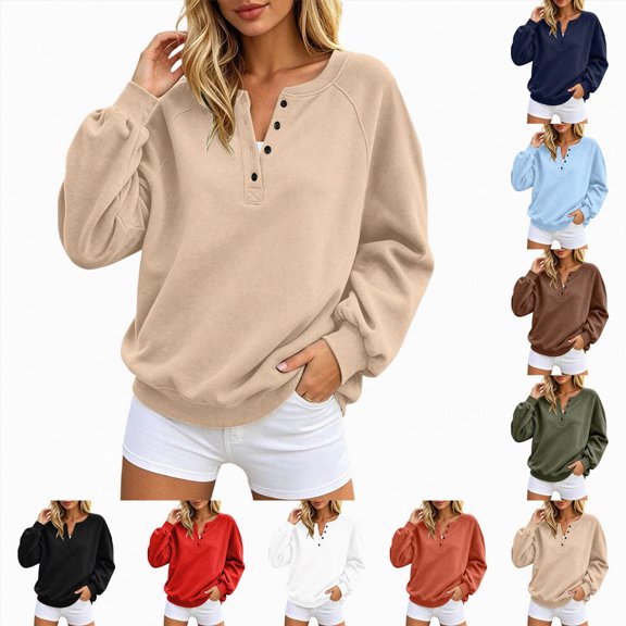 Women Fashion Hoodie Oversized Sweatshirt Casual Pullover Tops for Fall Winter Orange,XL
