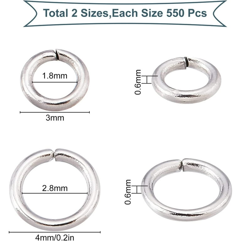 Stainless steel sale jump rings bulk