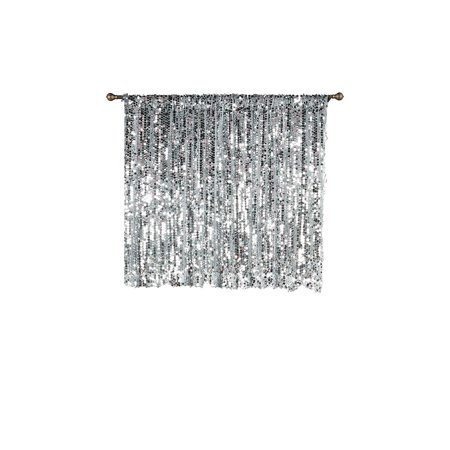 Balsacircle 52 X 64 Inch Big Payette Sequin Curtains Drapes Panels