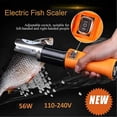 thumbnail image 5 of Plaid fish * linen fish Removedor de escalador de pescado eléctrico, escalador de pescado impermeable, cepillo eléctrico automático para limpiar la piel de pescado, 5 of 5