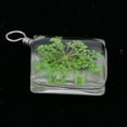thumbnail image 3 of 1 Pieza Colgantes De Cristal De Flores Secas Colgante De Cristal Diy Joyería Verde claro, 3 of 9