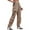 Khaki, variant on Parachute Pants For Women Drawstring Elastic Waist Ruched Baggy Cargo Pants Multiple Pockets Jogger Pant Womens Pants Suite Casual Work Pants Women Straight Leg Dress Pants for Women Business Casual