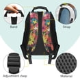 thumbnail image 5 of Yspwyqan Black Cat Backpack Set Kids Girls, Wild Floral 4 Piece Backpack Lunchbox Set with Pencil Case, 17 Inch Lightweight Padded Straps Bag for Elementary Middle School, 5 of 7