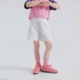 thumbnail image 4 of Kids Breathable Mesh Side Sports Shorts, Elastic Waist Lightweight Summer Outdoor Casual Shorts for Boys Girls 6 Monthsâ14 Years, 4 of 6