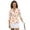 Butterfly and Cherry Pattern, variant on HUIACONG Tie Dye Star Women Golf Shirt 3/4 Sleeve, Polyester Spandex Golf Top for Tennis, Hiking, Golf and Outdoor Casual Wear