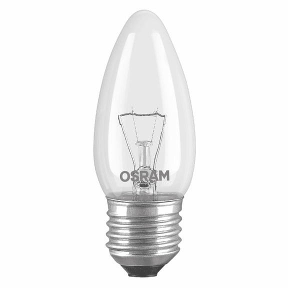 4 Velas B35 40W E26 Claro Osram