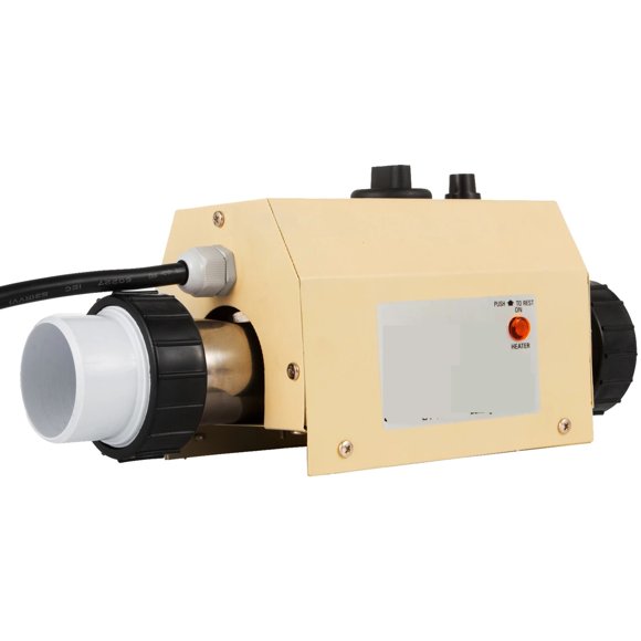 Swimming Pool Heater 2KW SPA Electric Water Heater Pump 48mm 50mm Pool Equipment Water Heater Thermostat ,Dry Burning Prevention