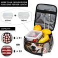 thumbnail image 4 of Cute English Bulldog Waving Paw Cartoon Reusable Insulated Lunch Bag - Waterproof & Portable Tote For Men And Women, 4 of 9