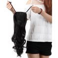 thumbnail image 2 of SAYFUT 18" 22" Straight/Curly Binding Tie up Ponytail Wrap Around Synthetic Hair Extensions Hairpiece One Piece, 2 of 5