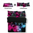 thumbnail image 6 of Eurhowing Duvet Cover Set 3D Digital Print, Twin Size 3 Piece Bedding Set Comforter Cover with Pillowcases,  Wrinkle & Fade Resistant Quilt Cover for Bedroom, 6 of 9