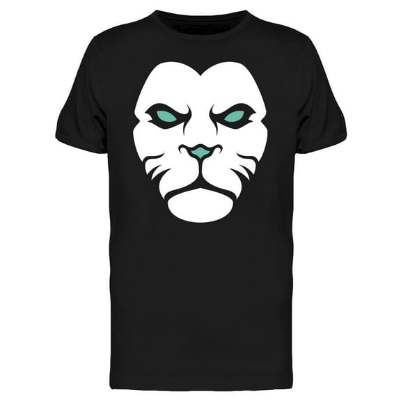 Feline Face Gamer Icon T-Shirt Men -Image by Shutterstock, Male Medium