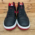 thumbnail image 4 of New Balance 650 Trainers Mens Size UK 8.5 Black Red Leather Mid Casual Shoes NB, 4 of 5