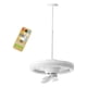 thumbnail image 5 of Ventilador de techo con luz y accesorio de iluminación E27, lámpara de araña ajustable 60W con Varilla de 0.5m, 5 of 9