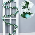 thumbnail image 2 of Cheapark 98-Foot Artificial Rose Arch Vines Wreath - Realistic Silk Flower Garland, Flexible Design for Flower Wall Backdrops Weddings Garden Tea Parties, Romantic Valentine's Day Decor, 2 of 6