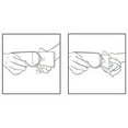 thumbnail image 7 of The Original MantleClip Stocking Holder with CHALKBOARD Icons, Silver 4-pack, 7 of 7