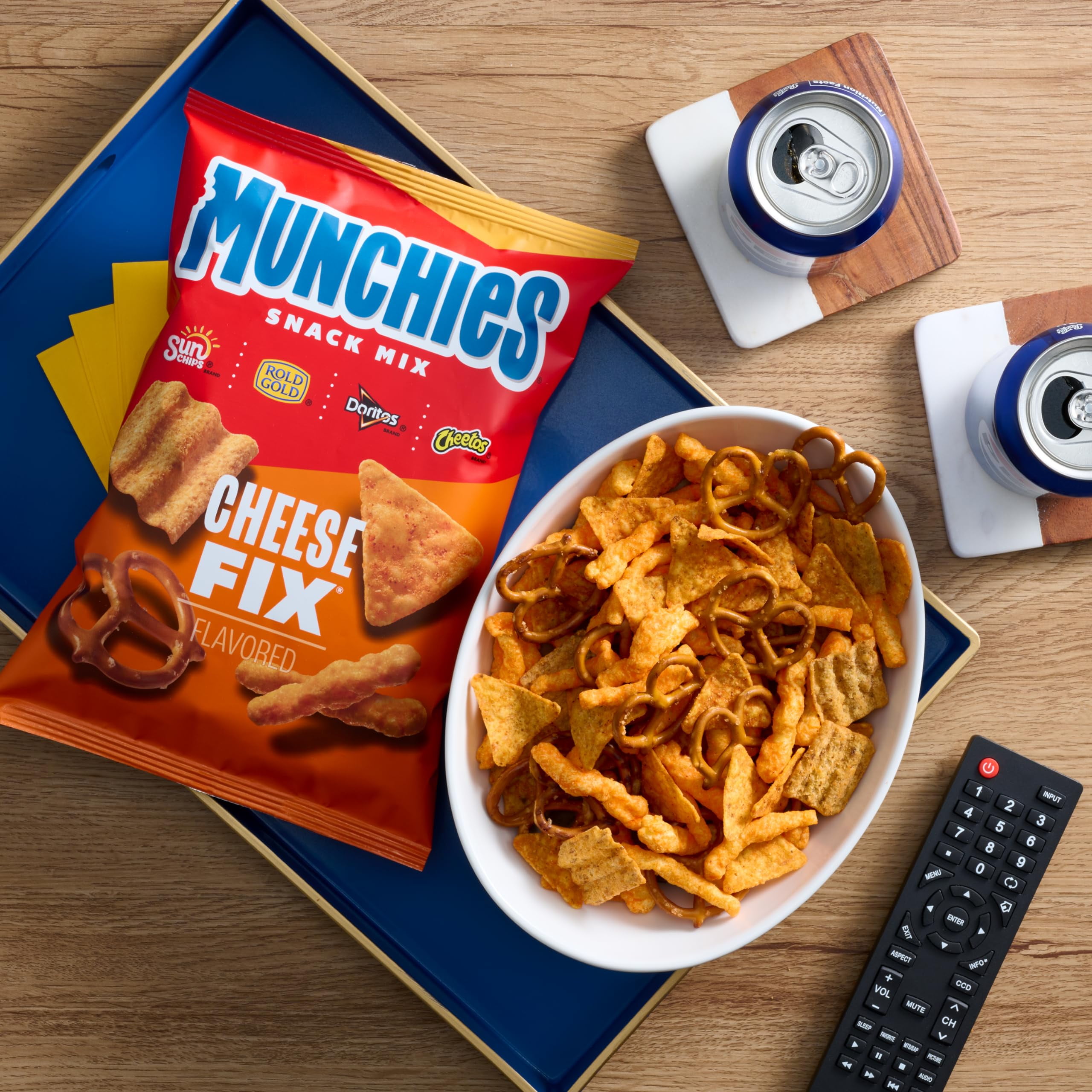 Munchies Cheese Fix Snack Mix, 8 Ounce Bag