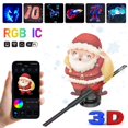 thumbnail image 4 of 3D HD Holographic Projector 244LED Holographic Player Fan for Image Video Store Bar Advertising Display US Plug, 4 of 5